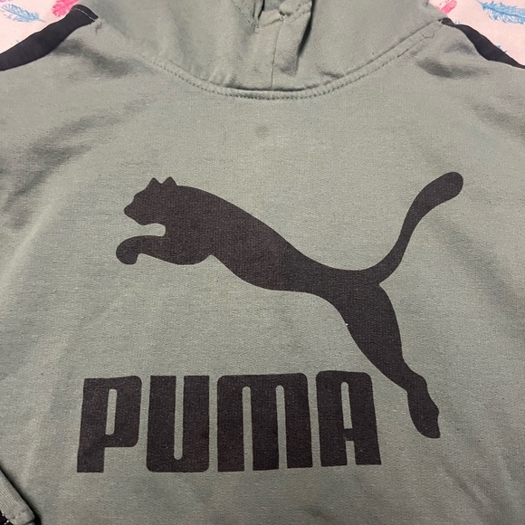 PUMA Green Hoodie Sweater - Picture 4 of 5